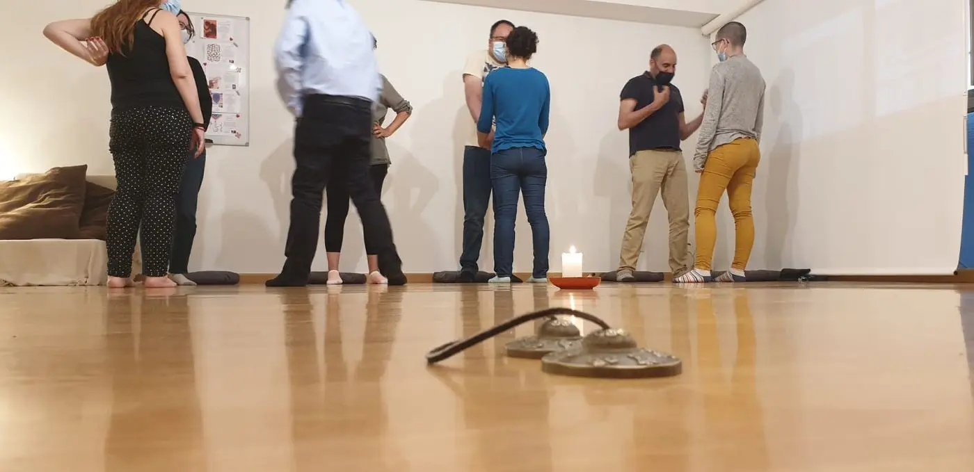 Grupo con velas